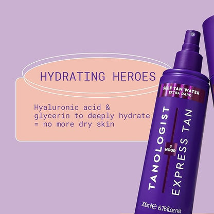 Tanologist Express Self Tan Water, Extra Hydrating