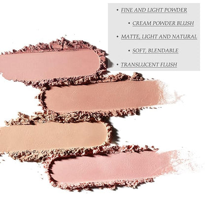 Boobeen Powder Blush, Single Color Blush Face Blush
