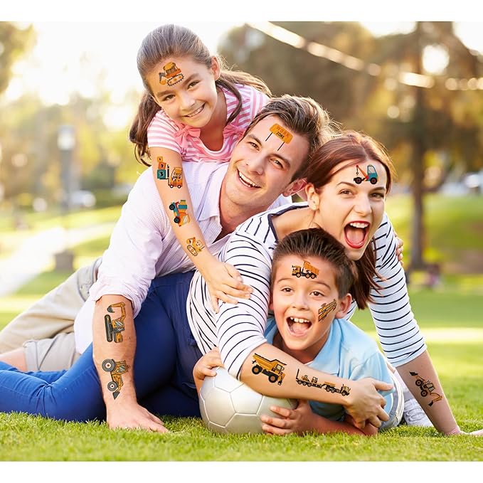 Cars and Trucks Temporary Tattoo for kids - Kids