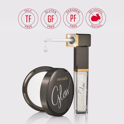 Mirabella Glow Duo, LED Lit Lip Gloss &