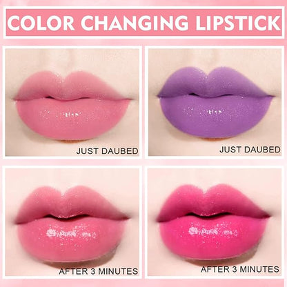 NVLEPTAP Color Changing Lipstick Matte Lazy Lipstick Set Changing