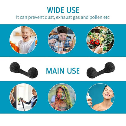 30 Pieces Disposable Nose Filters Spray Tanning With Softness Sponge Nose Filter for Sunless Nosebleed Airbrush Tanning