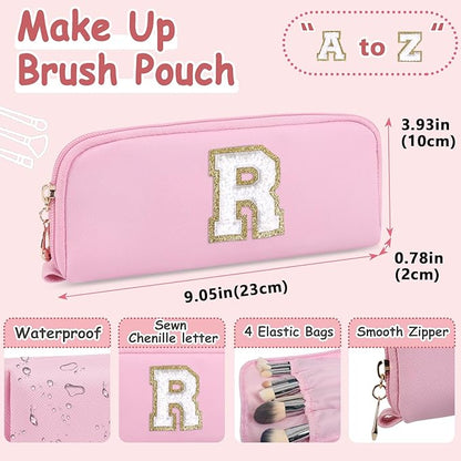 2pack personalized initial letter makeup
