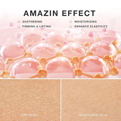 Glossy Smoothing Body Serum for Wrinkles: Hydrating, Nourishing, Repairing for Silky Smooth Skin, Anti-Aging & Firming, 100ml/3.38 Fl Oz - Visible Results, Natural Ingredients, Fast Absorption