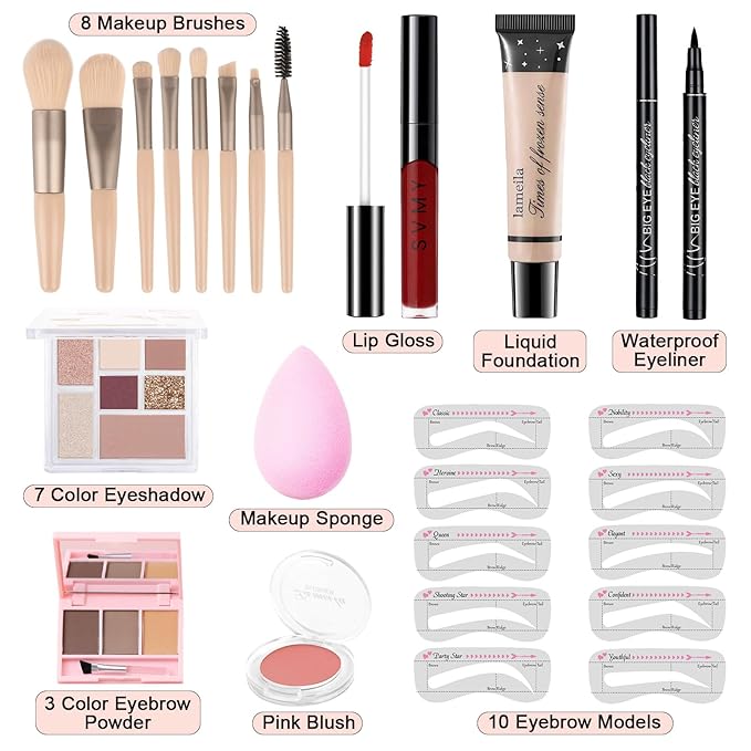 Makeup Kit for Teens Girls, Makeup Present Set