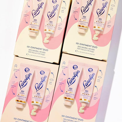 Lanolips 101 Ointment Multi-Balm Duo, Original oz