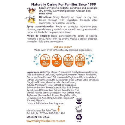 Fairy Tales Swimmer Conditioning Spray for Kids - 8 oz | Made with Natural Ingredients in the USA | Replenish and Restore from Chlorine and Salt Damage | No Parabens, Sulfates, or Synthetic Dyes