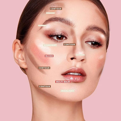 KIMUSE Multi Stick Trio Face Makeup, Cream Blush All Skin