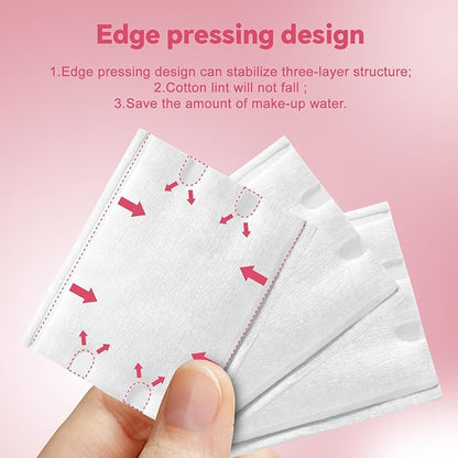 475 pcs square makeup cotton