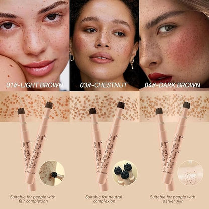 AKARY Stamp Freckle Pen Natural Lifelike Fake Freckles