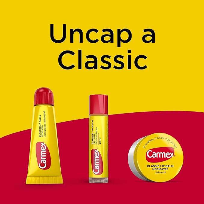 Carmex Medicated Lip Balm Tubes, Lip OZ