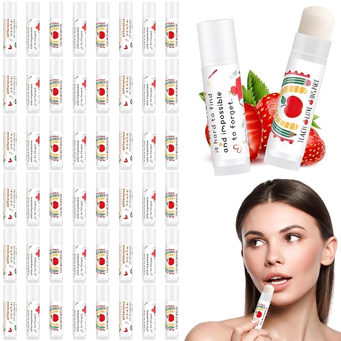 Lip Balm Gift Set for Teacher Moisturizing
