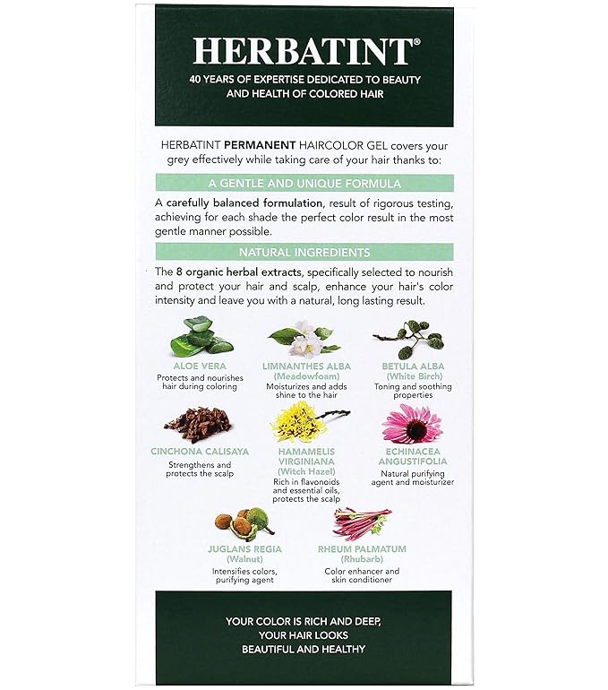 Herbatint Permanent Haircolor Gel, 5N