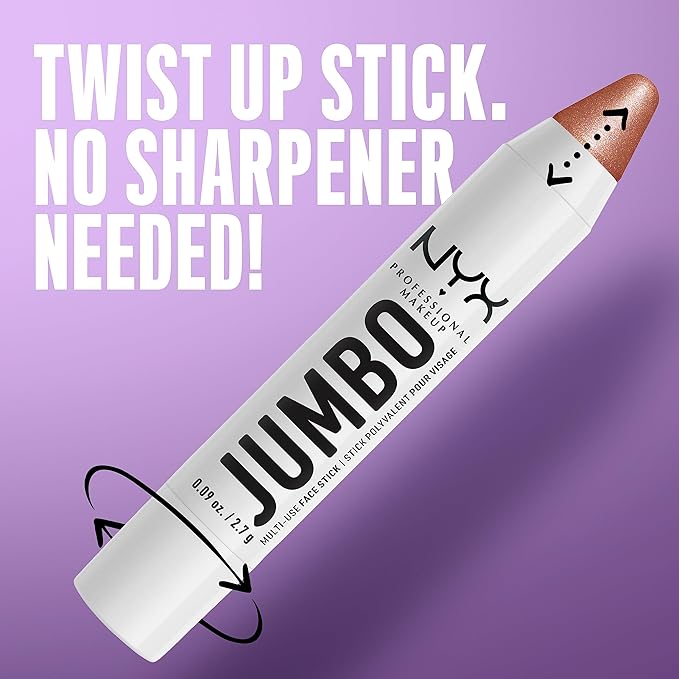 NYX PROFESSIONAL MAKEUP, Jumbo Multi-Use Face Highlighter Stick Coconut Cake