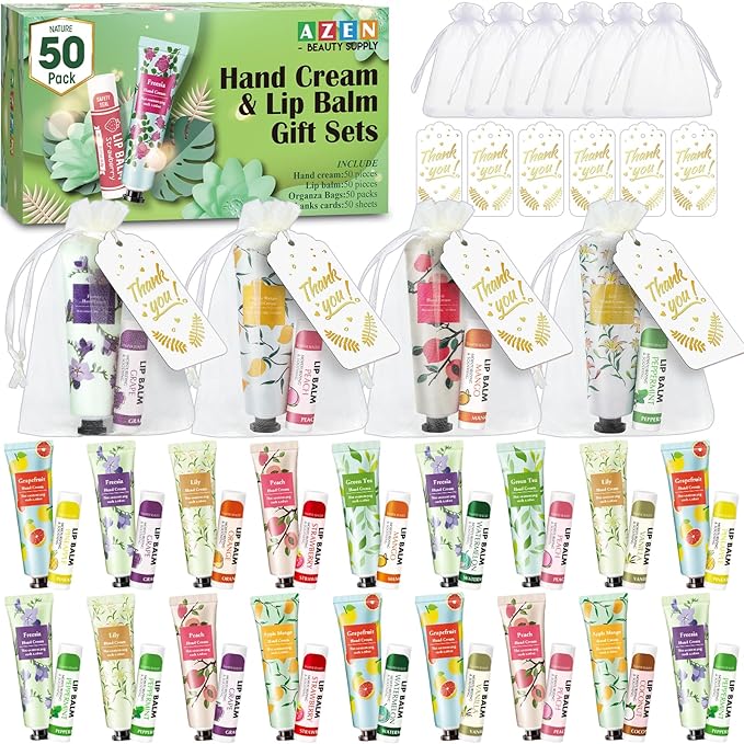 AZEN 50 Sets Hand Cream Bulk