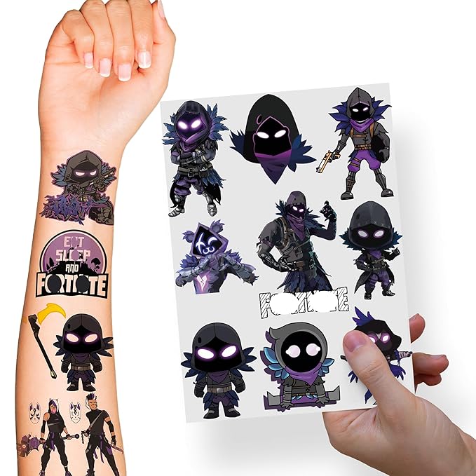 Temporary Tattoos Sticker for Christmas, Birthday, Concert, Temporary B (Game)