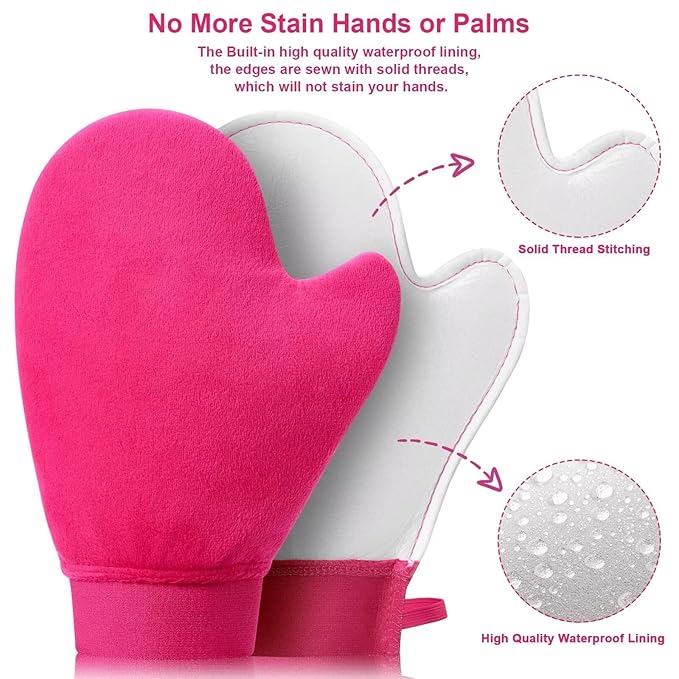 Self Tanner Mitt Applicator - Self Tanning Mitt Applicator, Back Tanning Mitts Self Tanner Applicator Tanning Glove Tanning Mitt and Back Applicator Self Tan Mitt Applicator Self Tan Glove