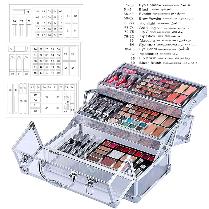 74 Colors Makeup Kit All-in-one Makeup