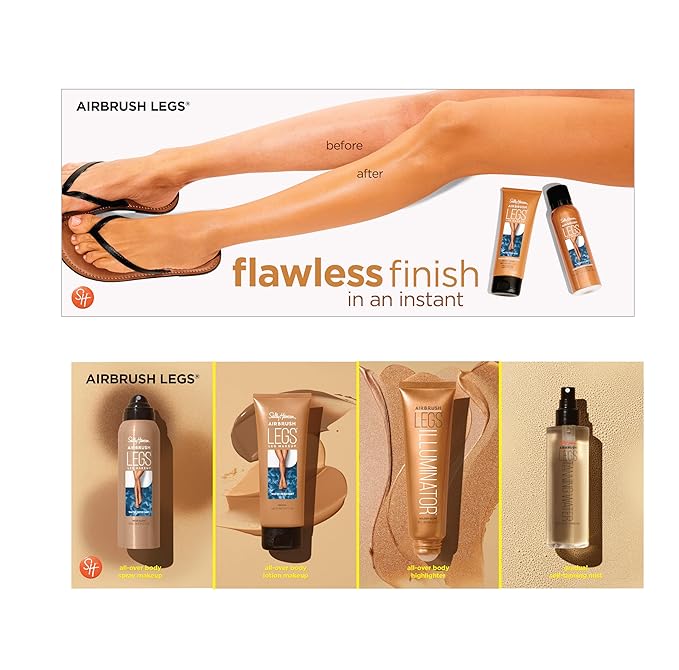 Sally Hansen Airbrush Legs® Illuminator™, Leg Makeup, Golde