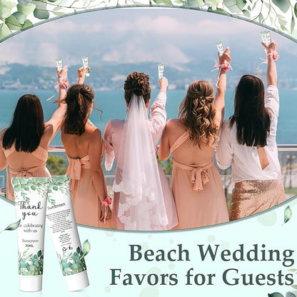 36 Pcs Sunscreen for Wedding Favors SPF 30 Wedding Mini Sunscreen Lotion 1 oz Travel Sunscreen Bulk Bridal Shower Favors Gifts for Destination Wedding Guest Gifts Party Supplies
