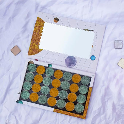 Empty magnetic palette with Mirror,Like a Book Fashionable