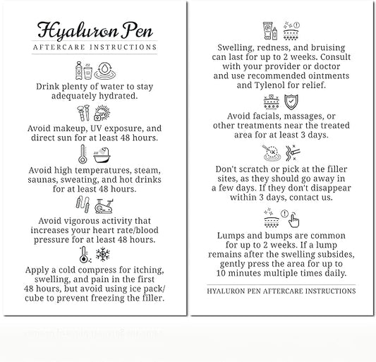 100 Pack - Premium Hyaluron Pen Supplies