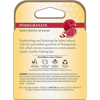 Burt's Bees Lip Balm - Pomegranate,
