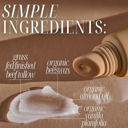 All Natural Tallow Lip Balm Squeezable