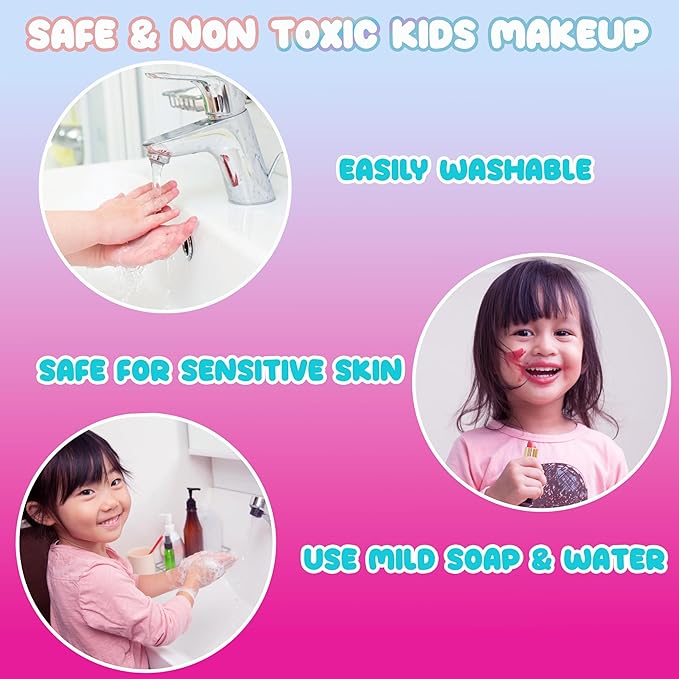 Expressions - 5pc Cosmetics Lip Kit For Kids Glosses,