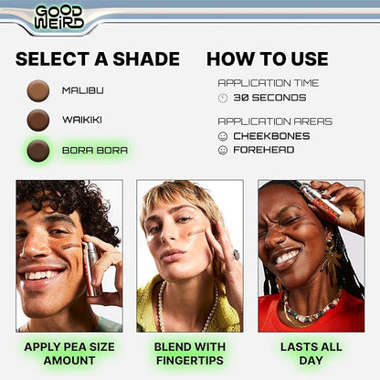 GOOD WEIRD Back From Vacay Bronzer - Vegan (Dark Bronze)