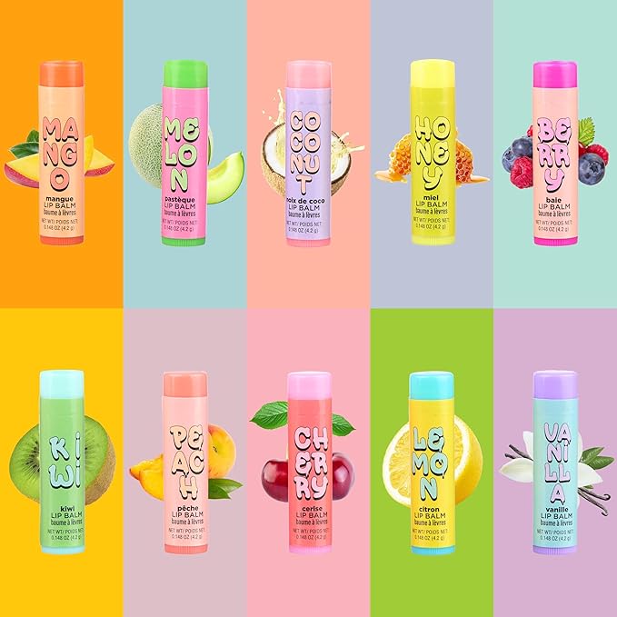 Expressions 10pc Fruity Lip Balm Collection