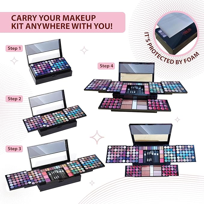 Makeup Kit for Women - 190-in-1