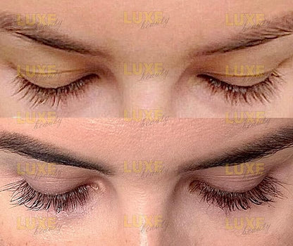 LUXE Beauty Lash Serum for Dark Long Sexy Lashes - Nourishing Sensitive Eye Formula for Darker Longer Lashes - all Natural Lash and Thicker Eyelashes - 0.23 ounce