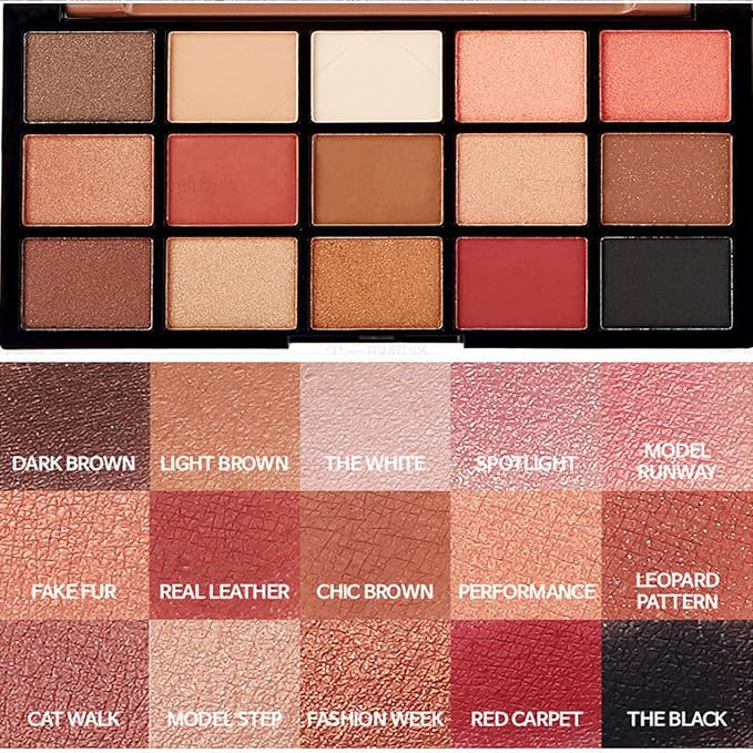 Eyeshadow Palette,Eye Shadow Pallet Makeup 15 Colors,Colorful Highly