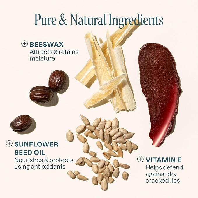 Cliganic Tinted Lip Balm - Non-GMO,