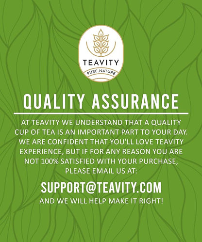 Organic Green Tea Pods for Keurig - Unsweetened Green Tea for K Cup Machines by Teavity (12 Tea Pods)