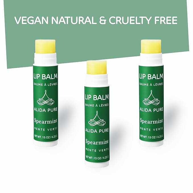 Spearmint Lip Balm Collection, Vegan Lip Lips,