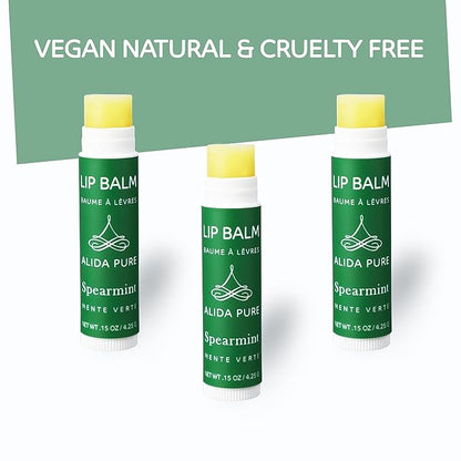 Spearmint Lip Balm Collection, Vegan Lip Lips,