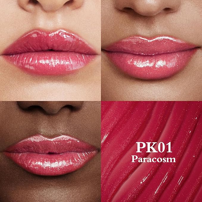 FOCALLURE Shimmer Lipstick,Moisturizing Plumping Lip Gloss,Shimmery Glossy Finish,Hydrating,Long Lasting,Non-Stick Cup Lip Makeup,High Shine for Plumper Looking Lips,Paracosm