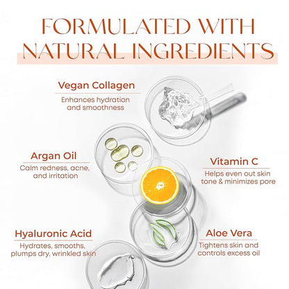 Vitamin C Serum - Dermatologist Tested, Anti-Aging & Dark Spot Remover - Brightening, Clean Beauty, Cruelty-Free, Korean Skincare for Glass Skin, All Skin Types - 1.69 Fl. oz