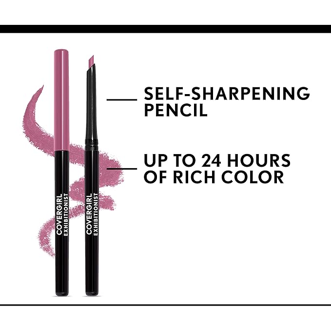 COVERGIRL Exhibitionist Lip Liner Uncarded, Caramel Nude 205, 0.012 Ounce (Pack of 3)
