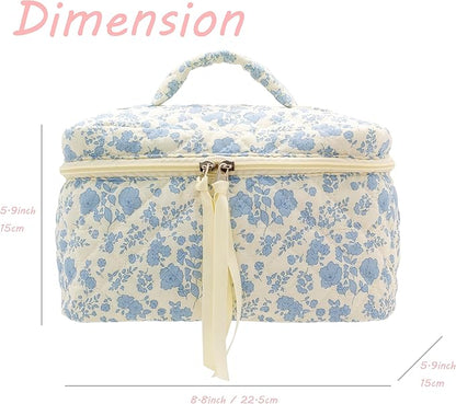 Pazimiik cotton makeup bag for