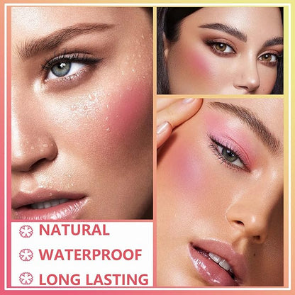 Liquid Blush,Natural Soft Cream Face Blush Matte Cheek Blush Stick(5#)