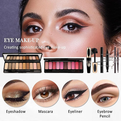 All In One Multipurpose Makeup Kit for Women,Travel