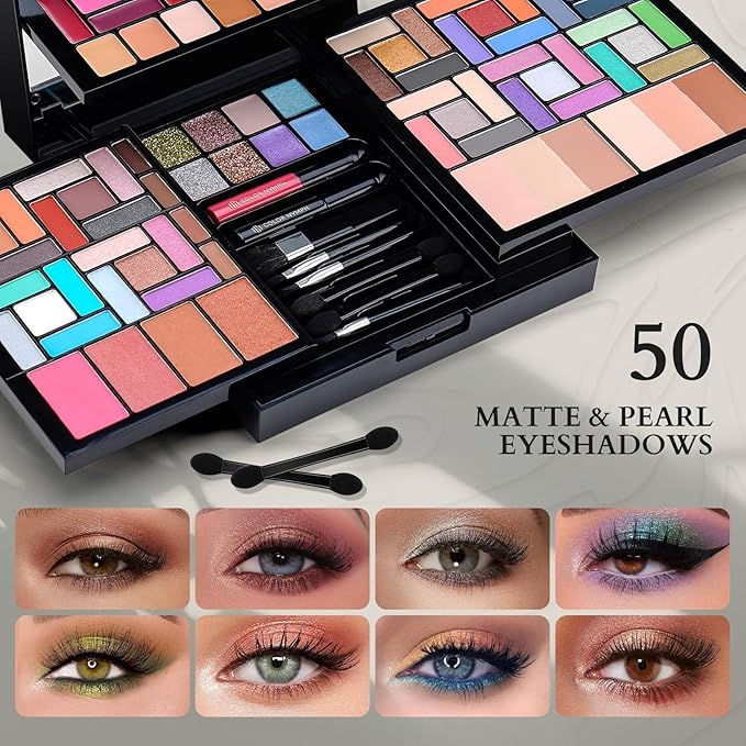 Color Nymph Makeup Kit For Women With Mirror,