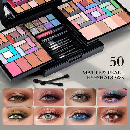Color Nymph Makeup Kit For Women With Mirror,
