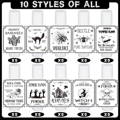 50 Pcs Halloween Spooky Lip Balm