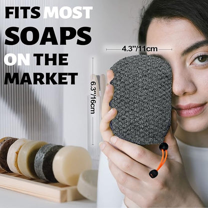 MIG4U Exfoliating Soap Bag for Shower