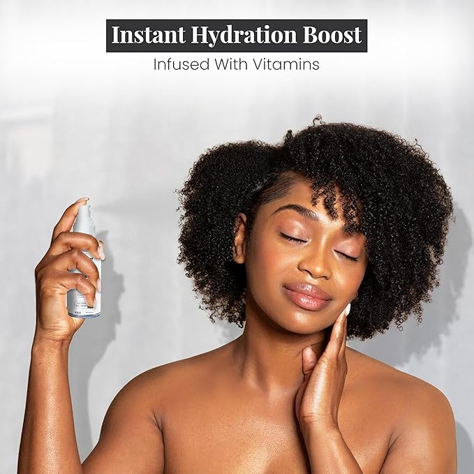 Team Tan Self Tanning Water - Vitamin Infused Self Tanner Mist for Hydrating Face and Body, Sunless Tanning Spray for Fake Tan, No Streaks, Orange Tints or Nasty Smell (Dark)