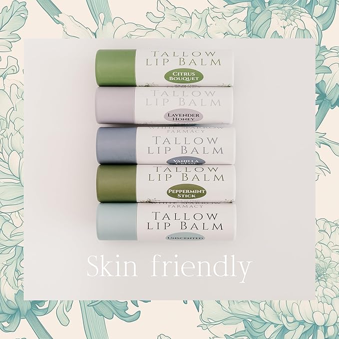 Organic Tallow Lip Balm (Lavender &